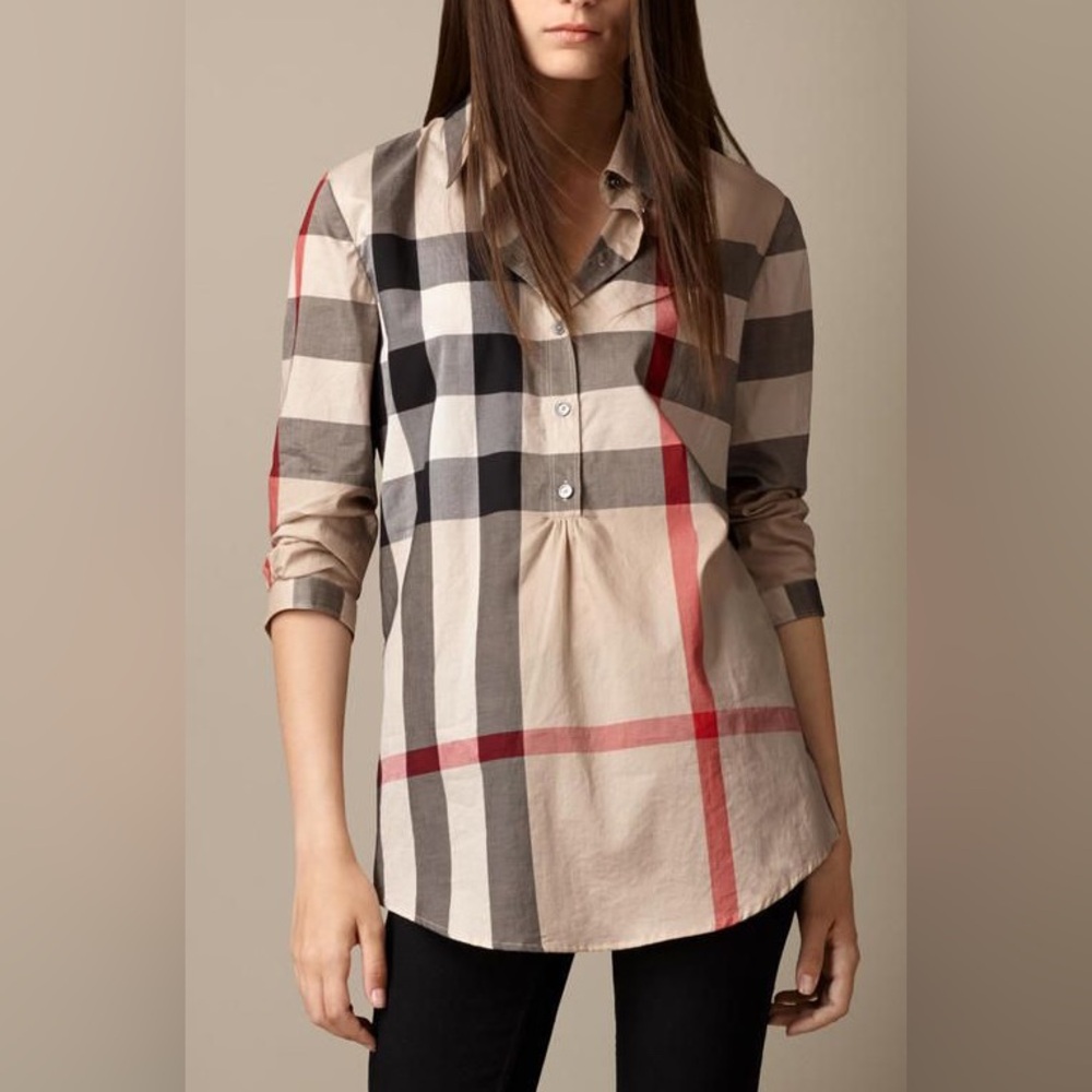 Burberry Brit
Plaid Print Tunic